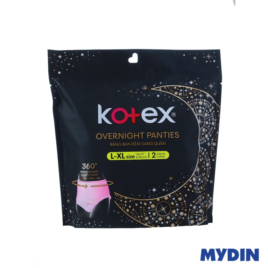 Kotex Overnight Panty L-Xl 2S