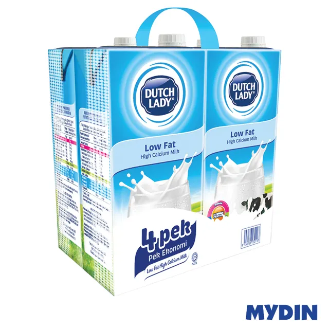 Dutch Lady Low Fat UHT Milk 1L