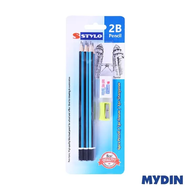 Stylo Oxford Pencil 2b 6S Sty1402box