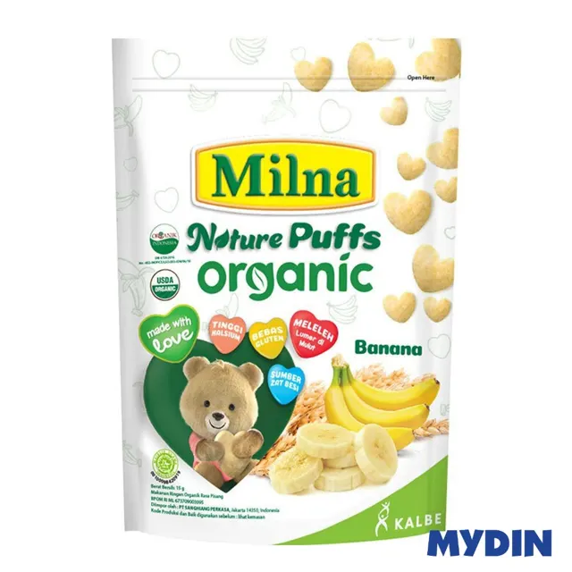 Milna Puffs Orgnc, 15g, Bnna