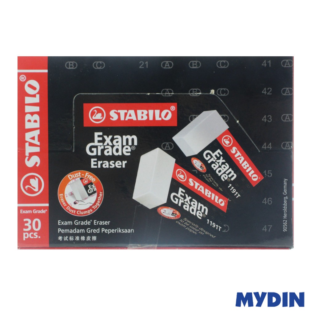 Stabilo Eraser White 30S 1191t30