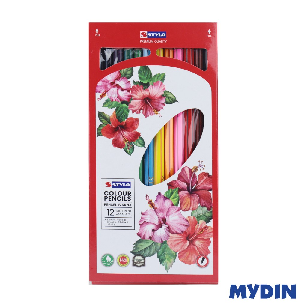 Stylo Col Pencil 12L Stl053