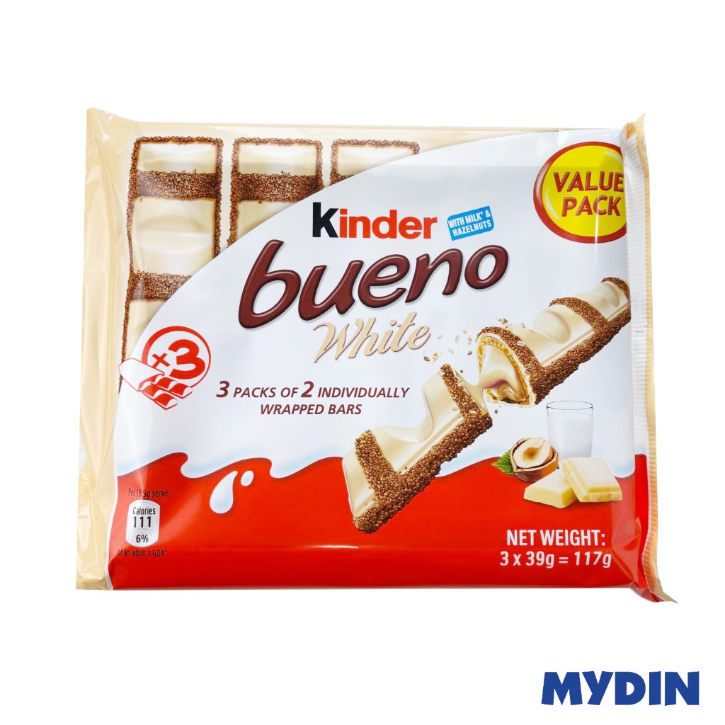 Kinder Bueno Chocolate White T6 117g