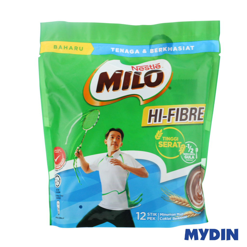 Milo Hi-Fibre 3in1 12×30g