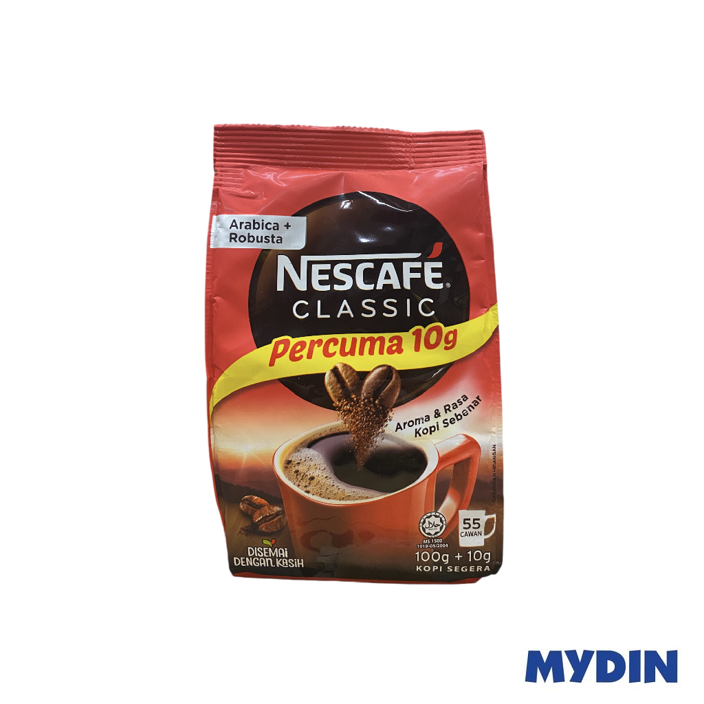 Nescafe Classic Refill Pack 100g FOC 10g