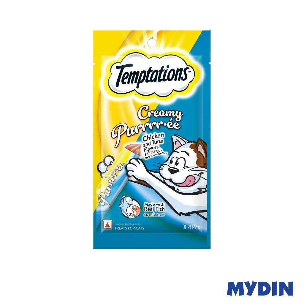 Temptations Creamy Pet F, 48g, Chckn&tna