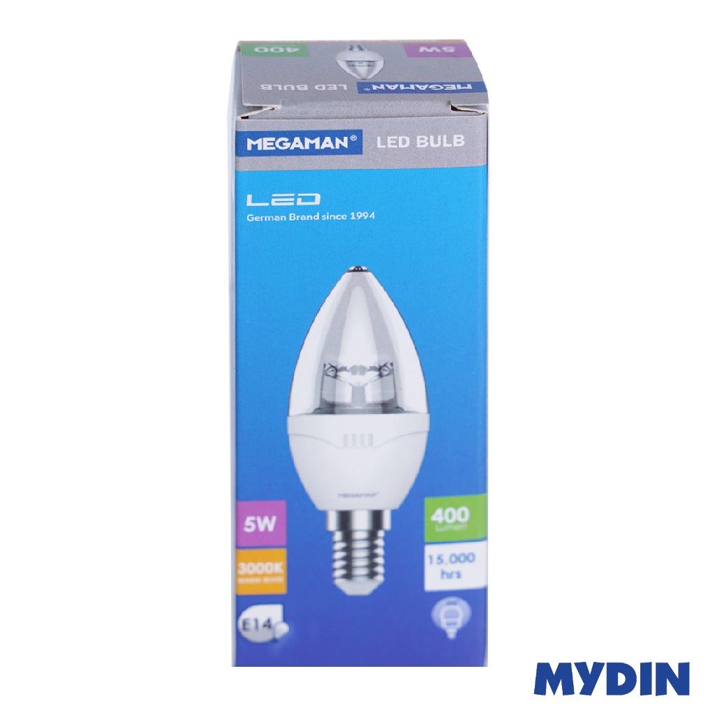 Megaman Candle Led Blb E27 W/white 5w