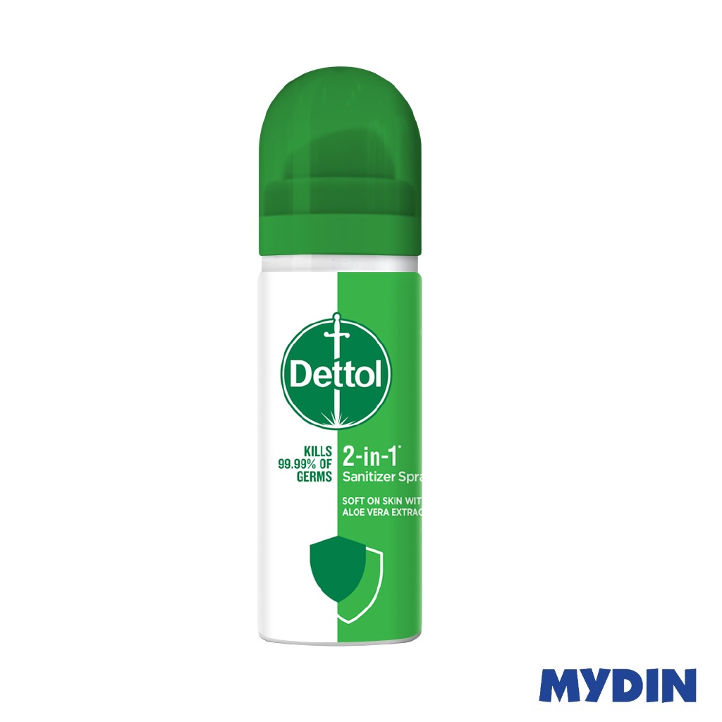 Dettol Sanitizer 2in1 Spray 50ml