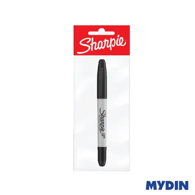 Sharpie Mkr Pmnt Twin Tip, 1S, Black