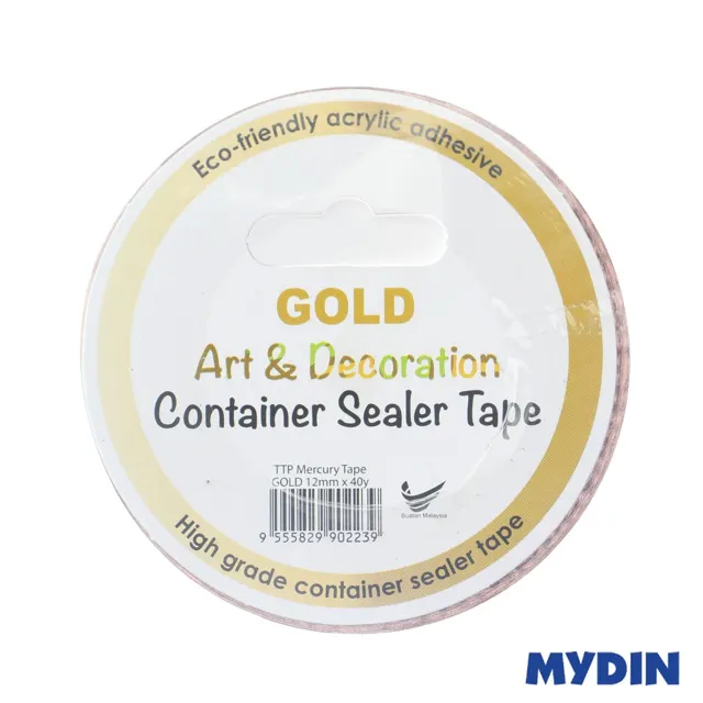 Ttp Mercury Tape Gold 12mmx40yards