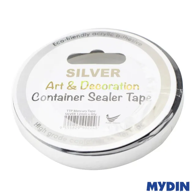 Ttp Mercury Tape Silver 12mmx40yards