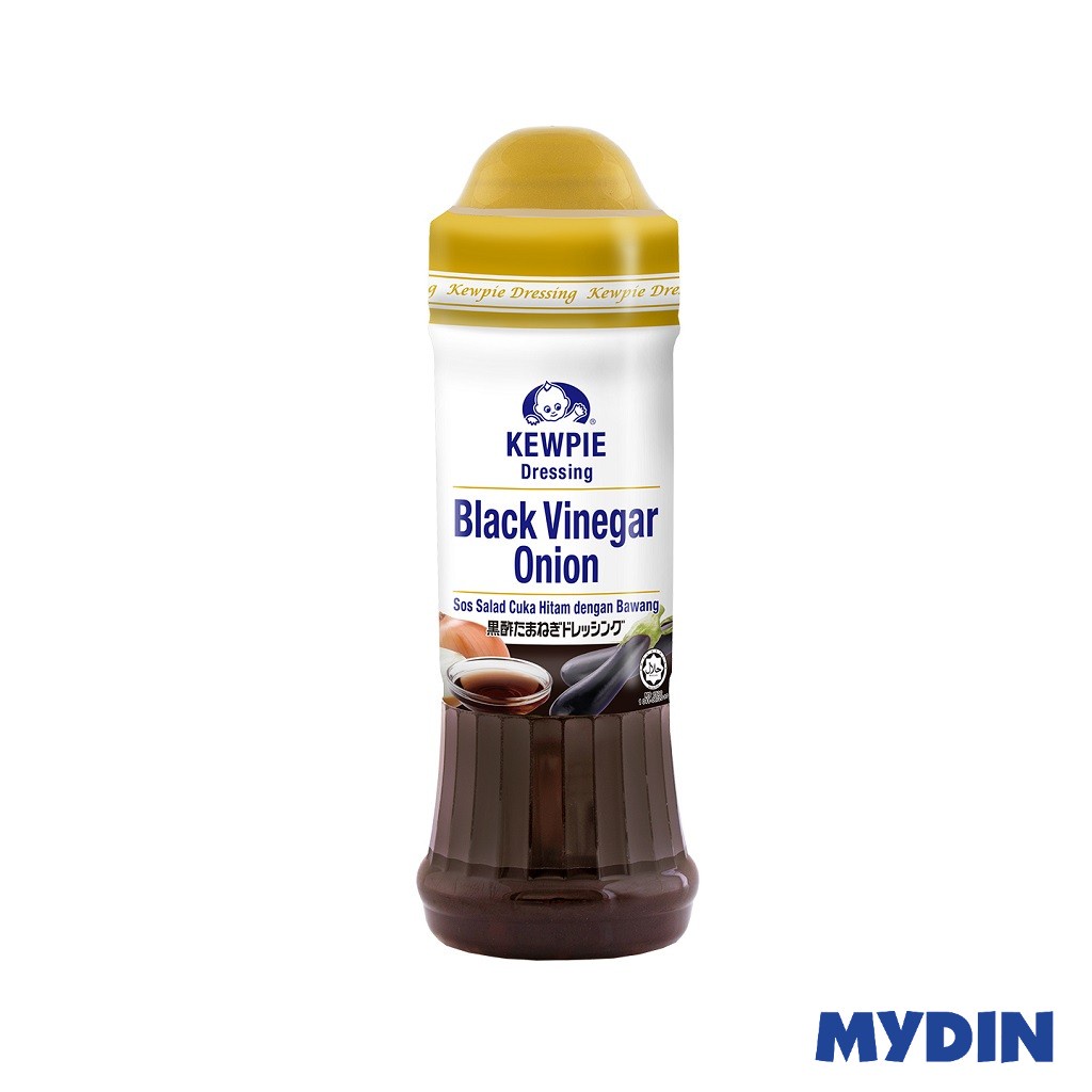 Kewpie Blck Vngr Onion Dressg 210ml