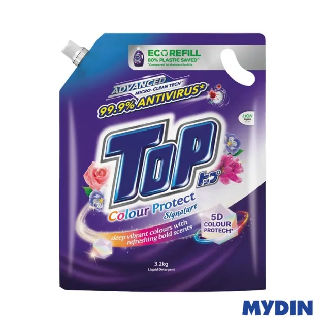 Top Deterg Liq Ref, 3.2kg, C/prtct