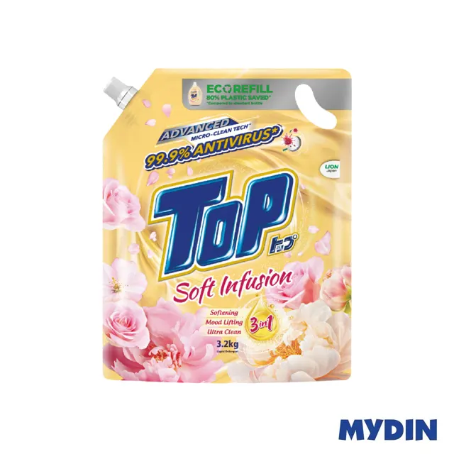 Top Deterg Liq Ref, 3.2kg, Soft Infusion