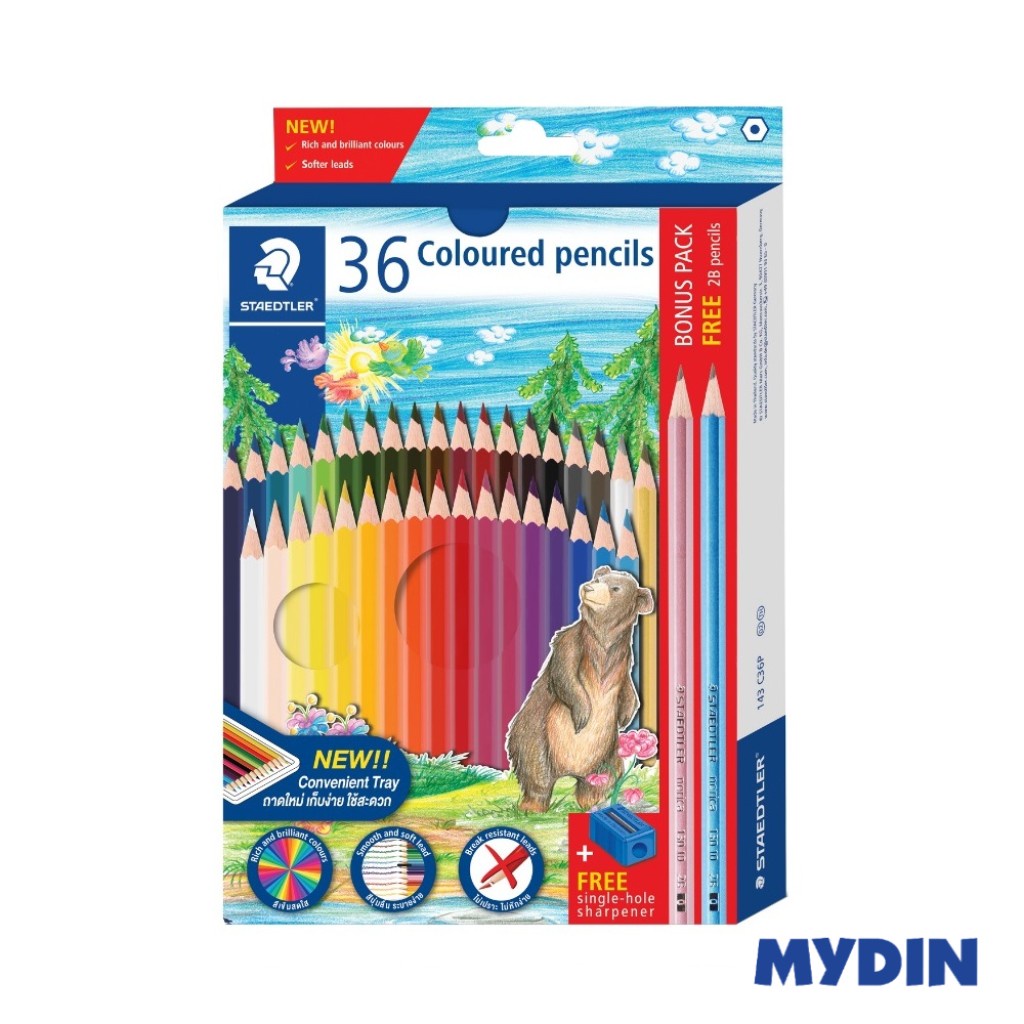 Stae Col Pencil Pmnt 36L 143 C36p Th