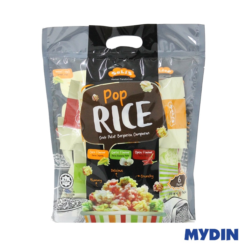 Salis Pop Rice Mixed Flavour 6×25g
