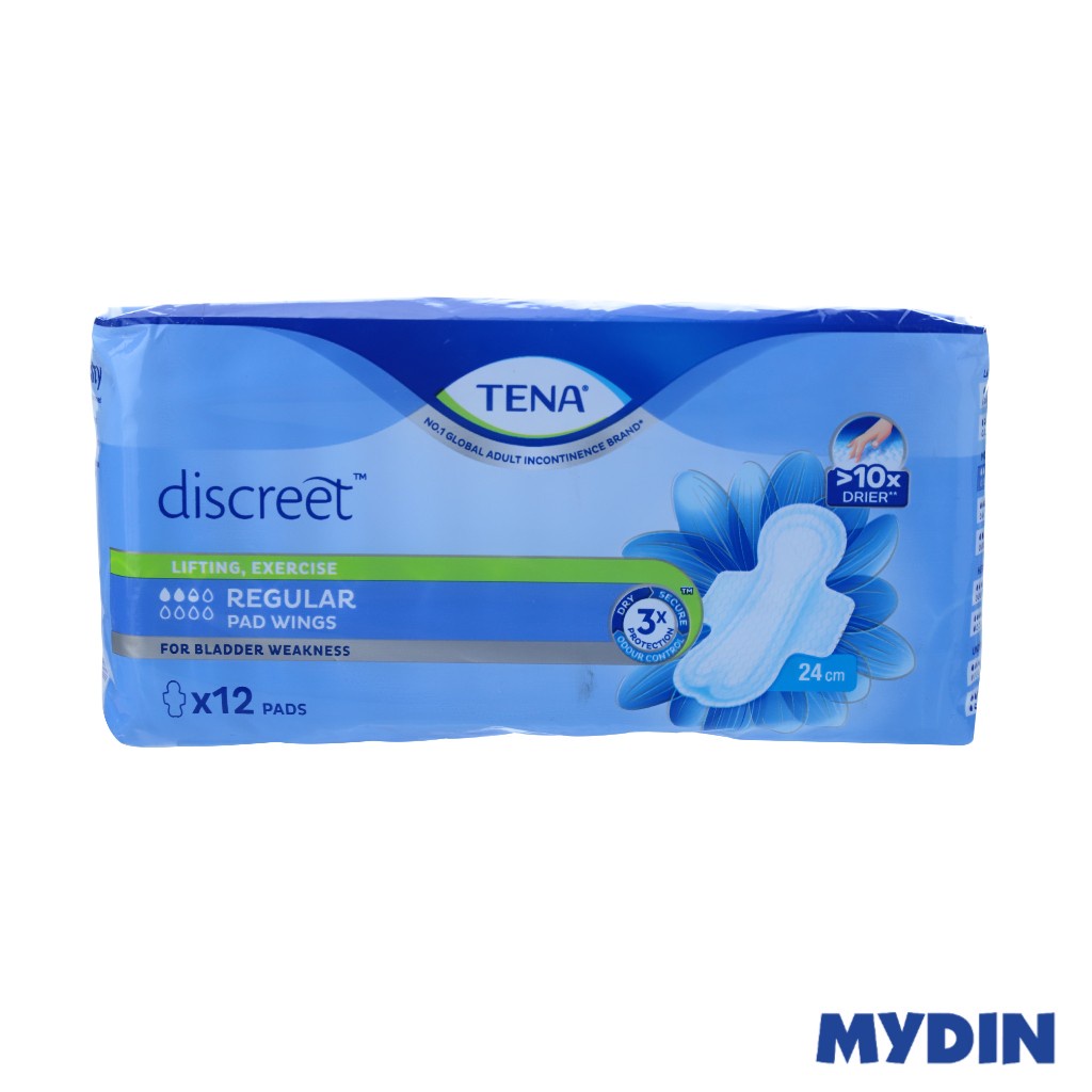 Tena Discreet Pad Wg 24cm 12S