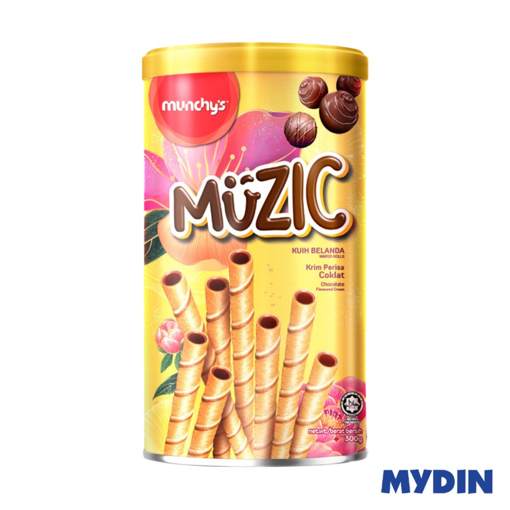 Munchys Wafer Roll Festive 300g Choc