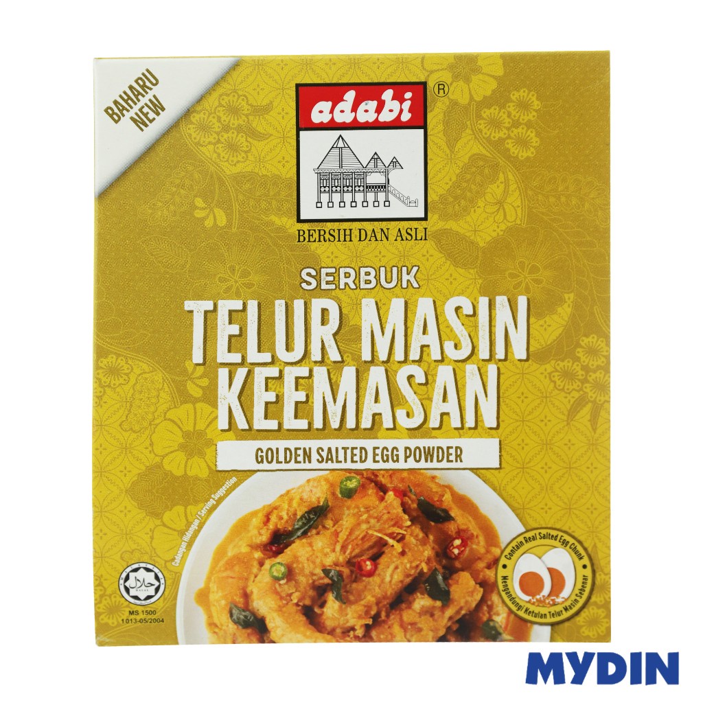 Adabi Srbk Telur Masin Keemasan 250g