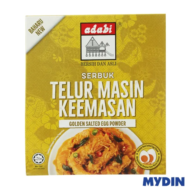 Adabi Srbk Telur Masin Keemasan 250g