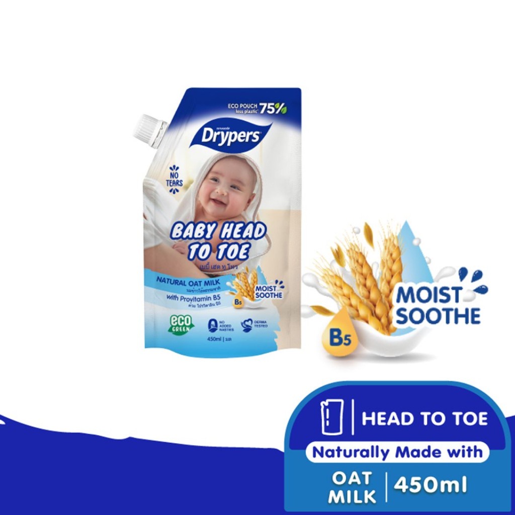 Drypers Baby Htt Ref, 450ml, Oat