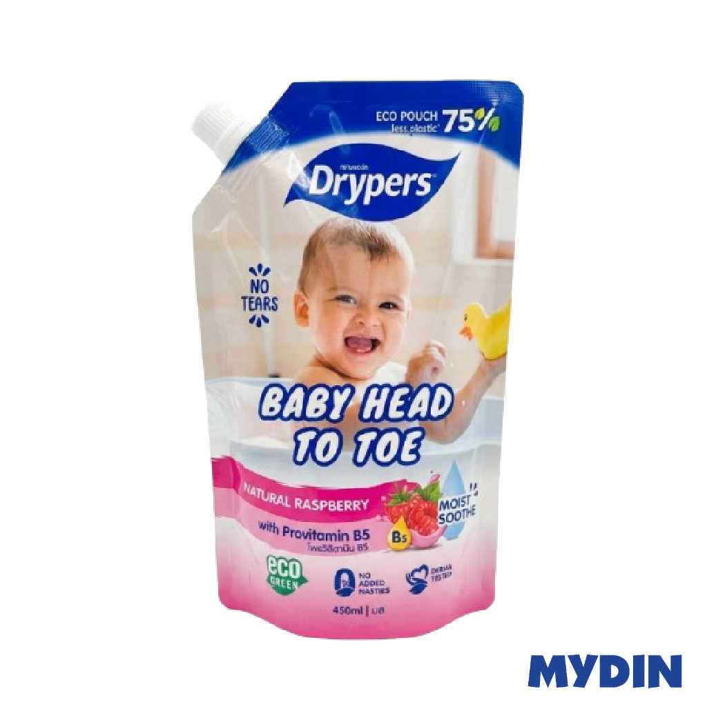 Drypers Baby Htt Ref, 450ml, Ntrl Rspbry