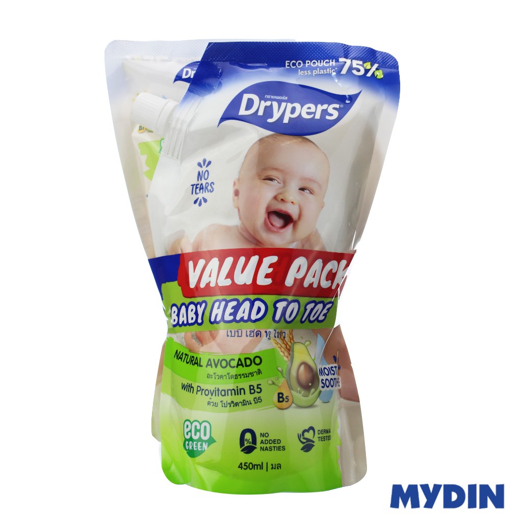 Drypers Baby Htt Ref Tp, 450ml, Avcdo
