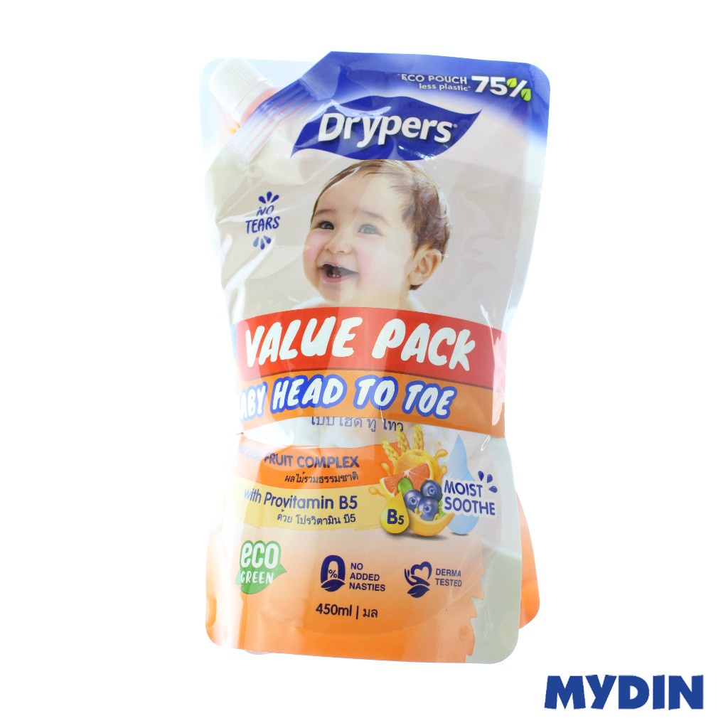 Drypers Baby Htt Ref Tp, 450ml, Frt