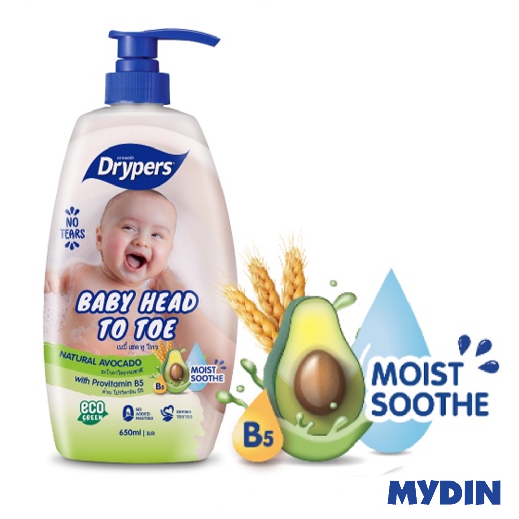 Drypers Baby Htt Bot, 650ml, Avcdo