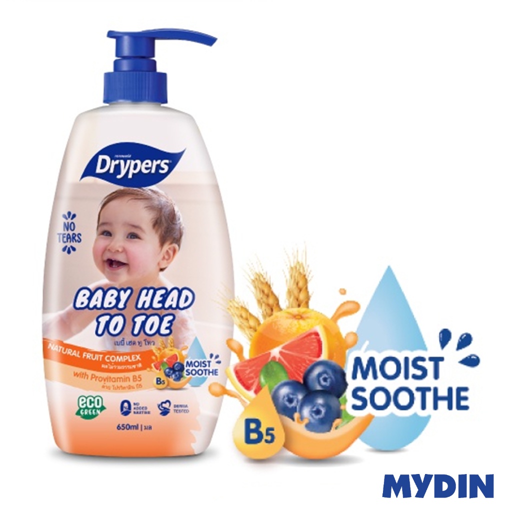 Drypers Baby Htt Bot, 650ml, Frt