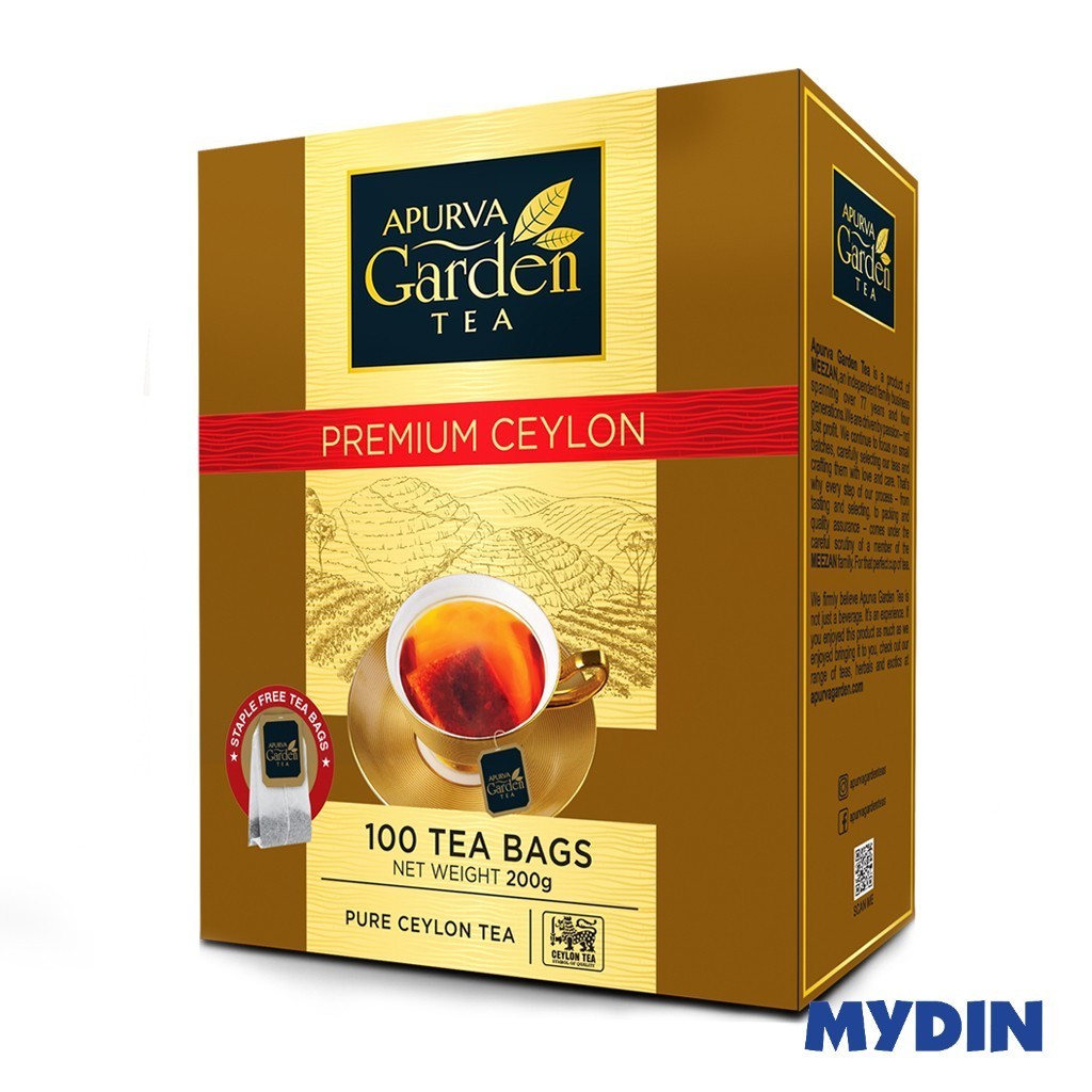 Apurva Tea Bag Premium Ceylon 100×2g