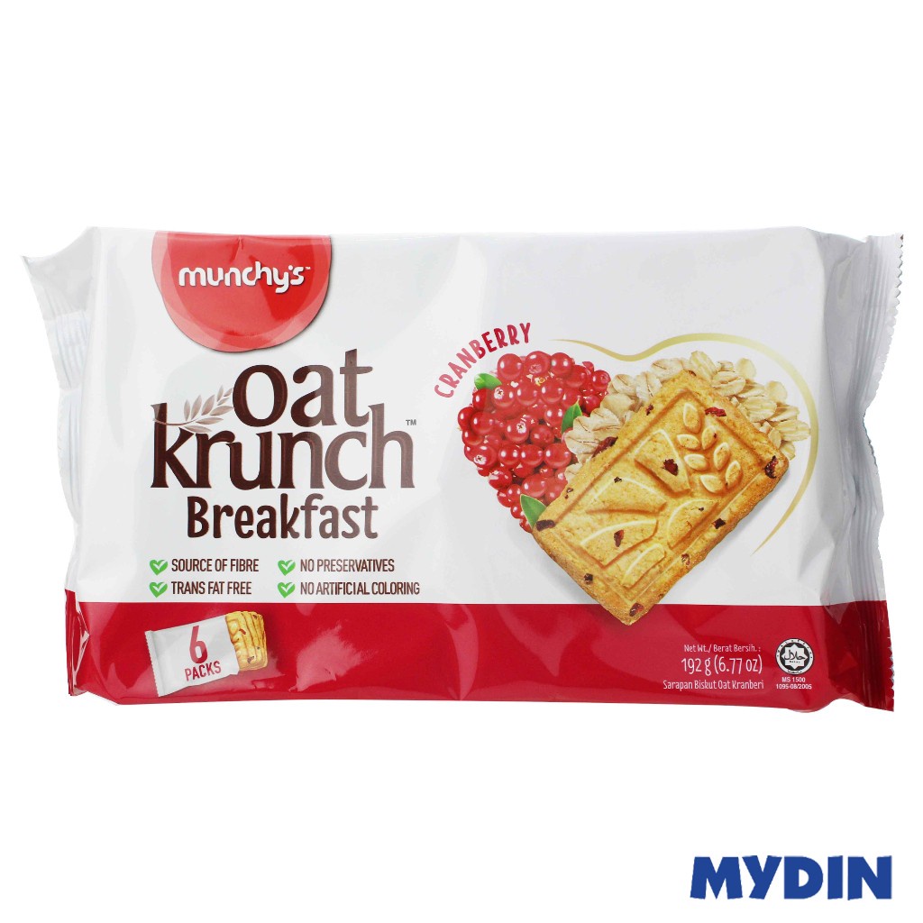 Munchys O/krunch Breakfast, 192g, Cbry