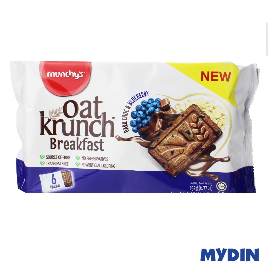 Munchys O/krunch Breakfast, 192g, Dc/bry