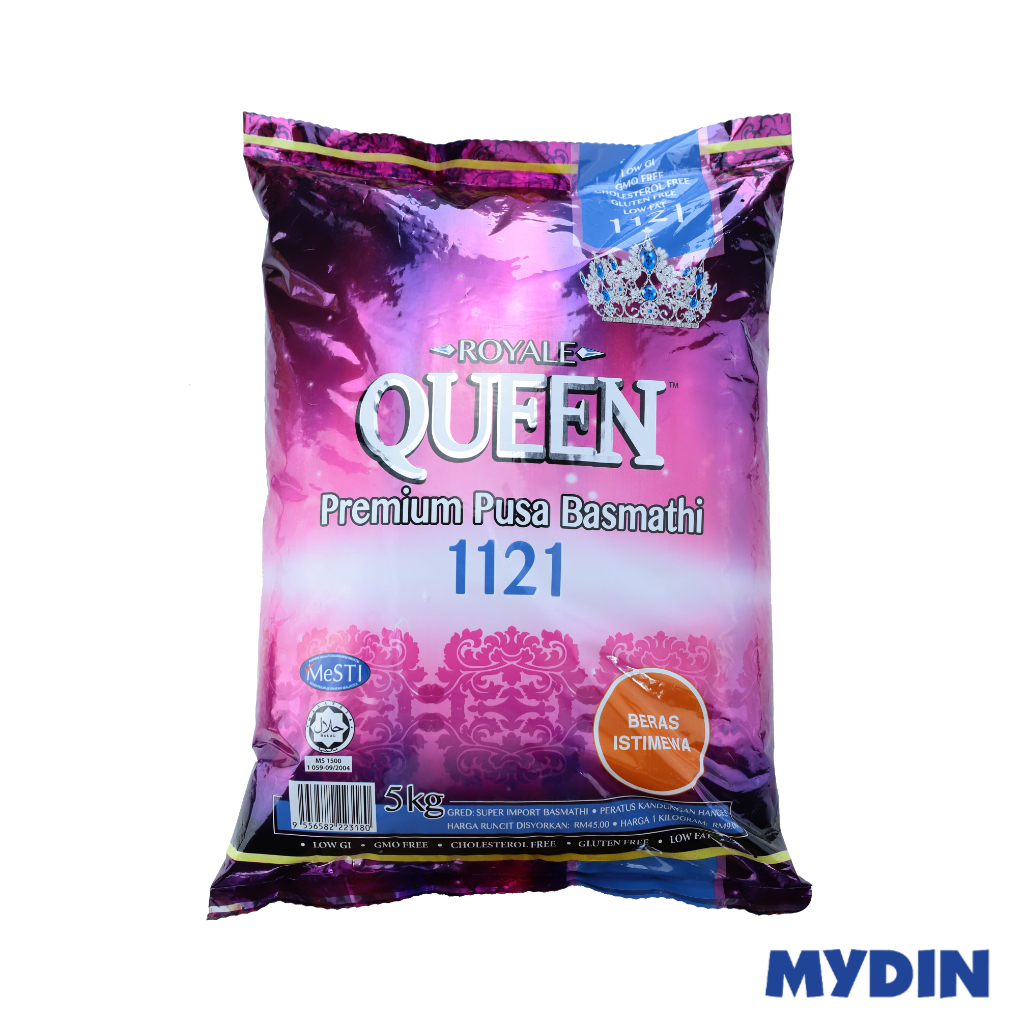 Royale Queen Pusa Basmathi 1121 Rice 5kg