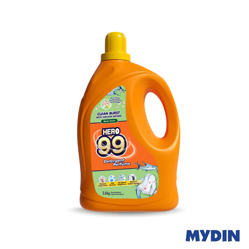 Hero 99 Deterg Liq, 3.6kg, Mystc Frst