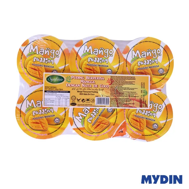Syafinie Pudding 6S, 80g, Mangga
