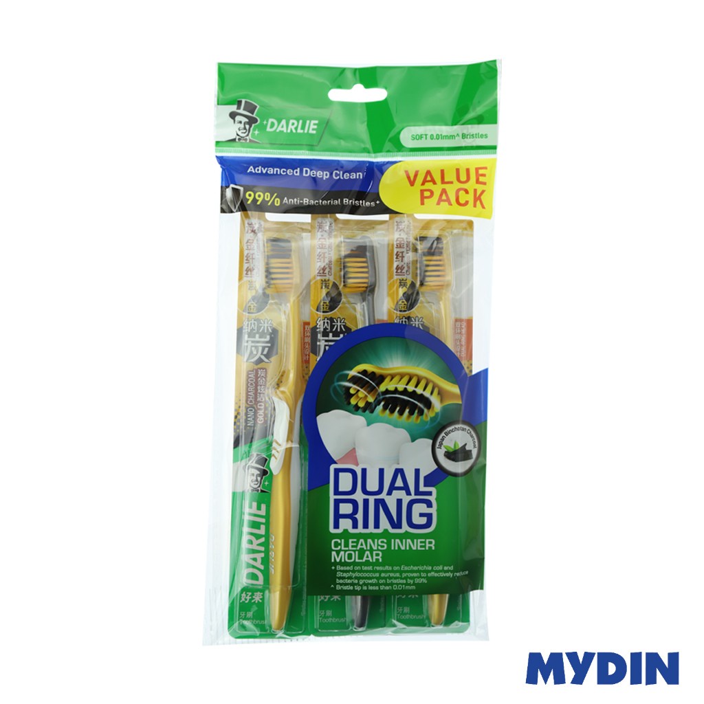 Darlie Toothbrush Charcoal Spiral 3S