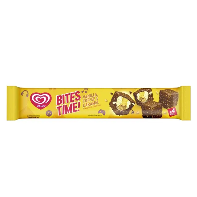 Walls Bites Vanilla Toffee Caramel Mp 4S