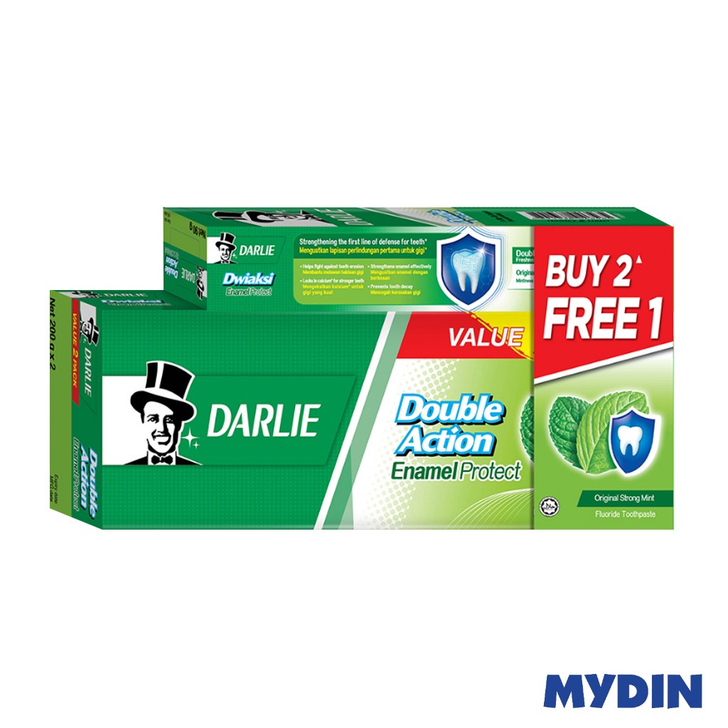 Darlie Dact Strong Mint 2×200g FOC 90g