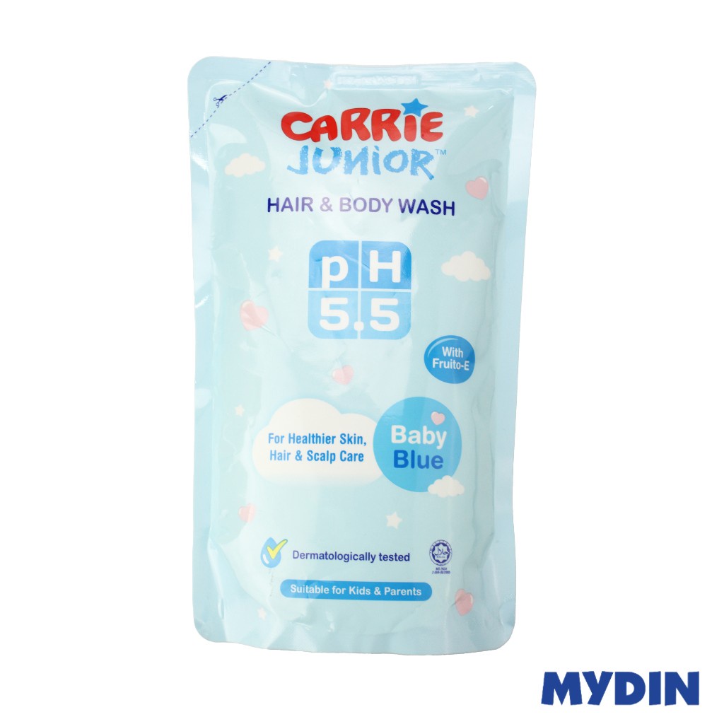 Carrie Junior Hair & Body Wash Refill 475gm/500gm Assorted