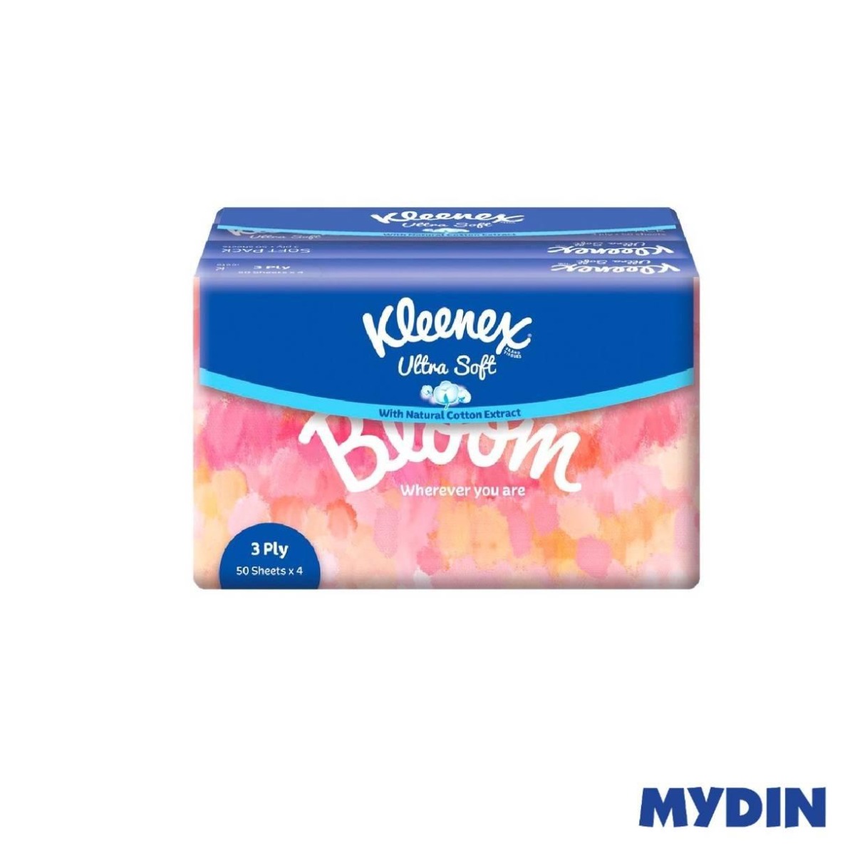 Kleenex Ltd Edt Soft Pack 3ply 50×4