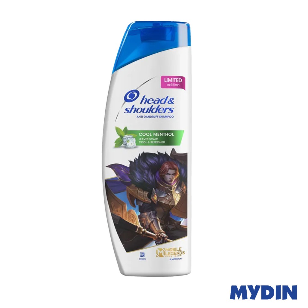 H&s Shampoo Mlbb, 300ml, Cool Menthol