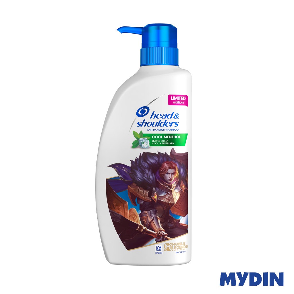 H&s Shampoo Mlbb, 650ml, Cool Menthol