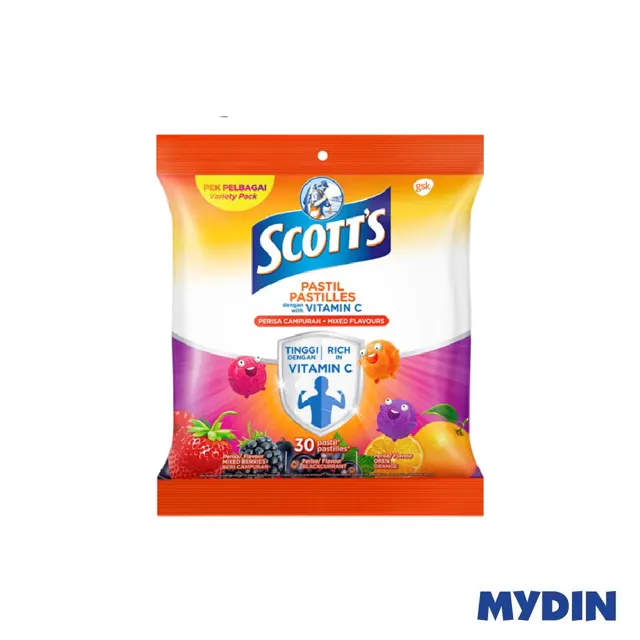 Scotts Vit C Pastille Assorted 30S