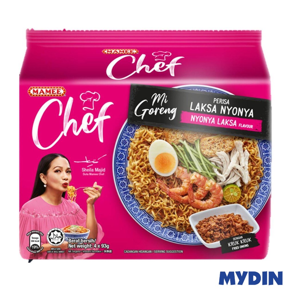 Chef Mi Grg Perisa Laksa Nyonya 4×93g