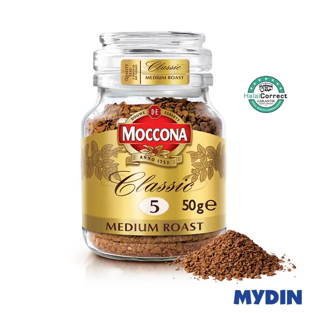 Moccona Clssc Medium Roast Fd 50g