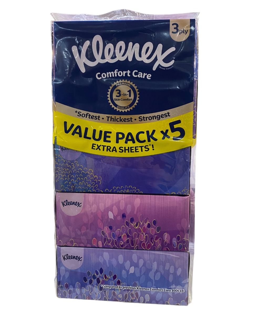 Kleenex Fac Tiss Cc 90×5box 3ply
