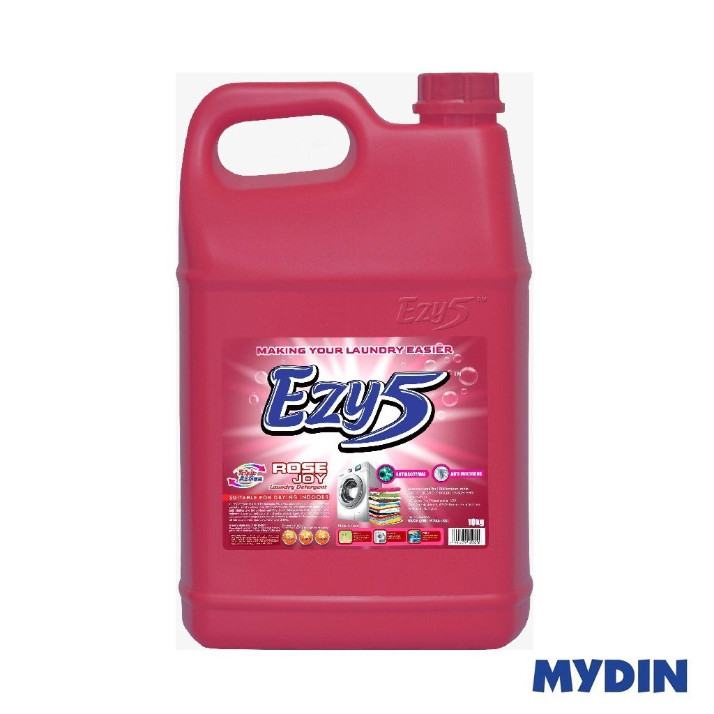 Ezy5 Deterg Liq, 10kg, Rose/joy
