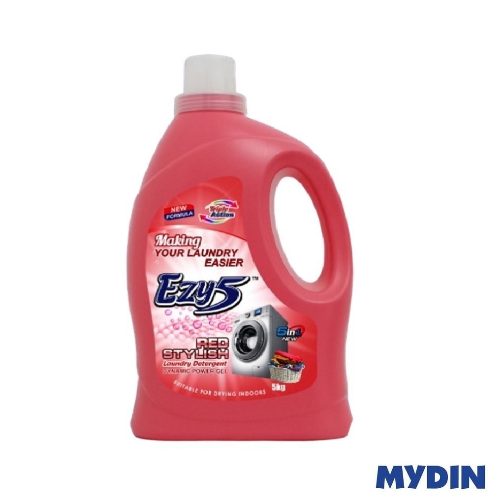 Ezy5 Deterg Liq, 5kg, Red/stylish
