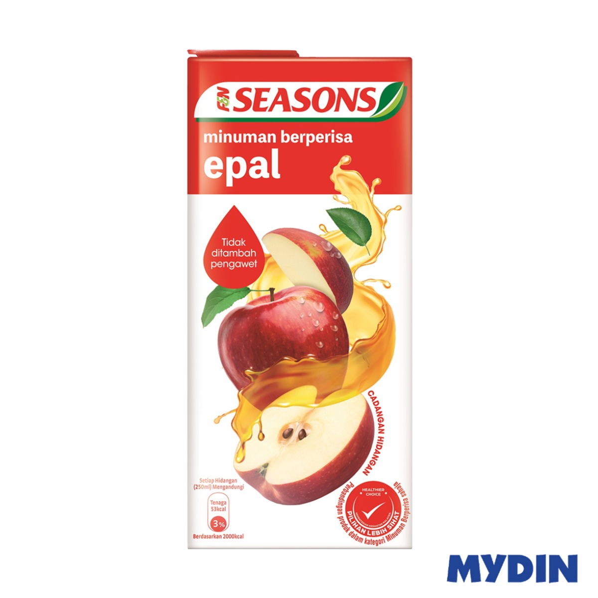 F&n Season Tetrapack, 1L, Apple